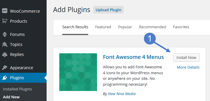 Newsmag Documentation: How to add icons in menu